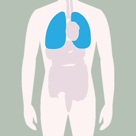 肺がんの痛み画像